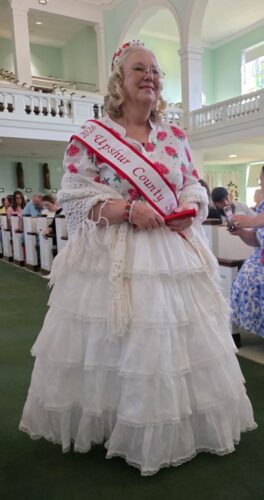 Frum served as Strawberry Belle
